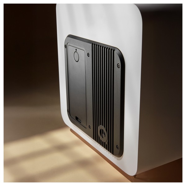 Q Acoustics Q SUB80 Subwoofer, Satin White - rear cover