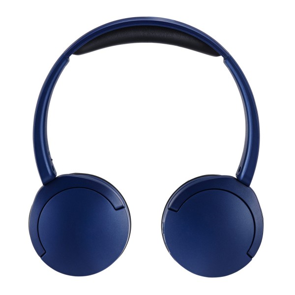 Panasonic RB-HF630B Wireless Stereo Headphones, Blue - Rotating earcups