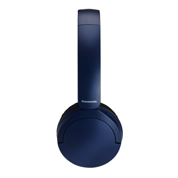 Panasonic RB-HF630B Wireless Stereo Headphones, Blue - Side view
