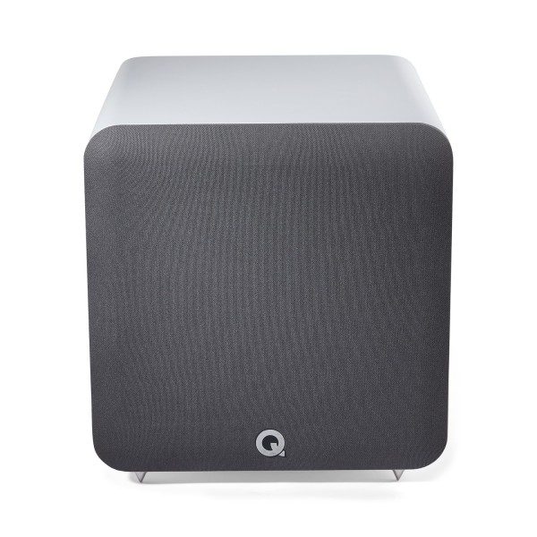 Q Acoustics Q SUB100 Subwoofer, Satin White - top angle 