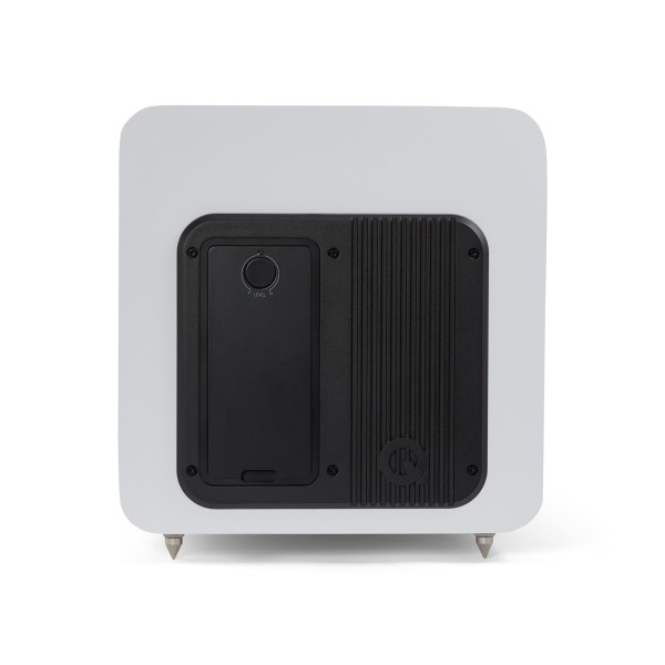 Q Acoustics Q SUB100 Subwoofer, Satin White - rear sq 