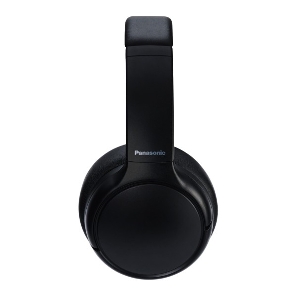Panasonic RB-M600BE Wireless Stereo Headphones with Hybrid ANC, Black - Side view