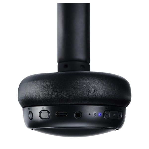 Panasonic RB-M600BE Wireless Stereo Headphones with Hybrid ANC, Black - On-board controls and connections