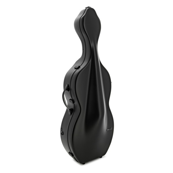 BAM 1003XL BonBon Hightech Cello Case With Wheels, Black - angle