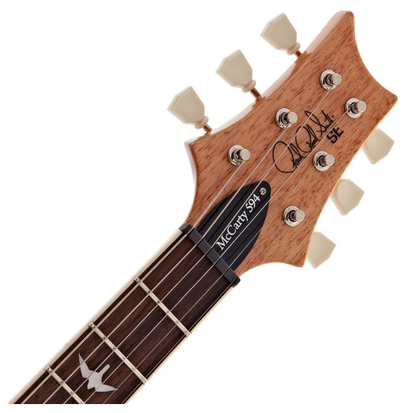 PRS SE McCarty 594 Singlecut, Charcoal - headstock 