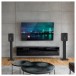 Kanto REN Powered Speakers with HDMI ARC, USB-C, and Bluetooth - Matte Black, Pair - Lifestyle