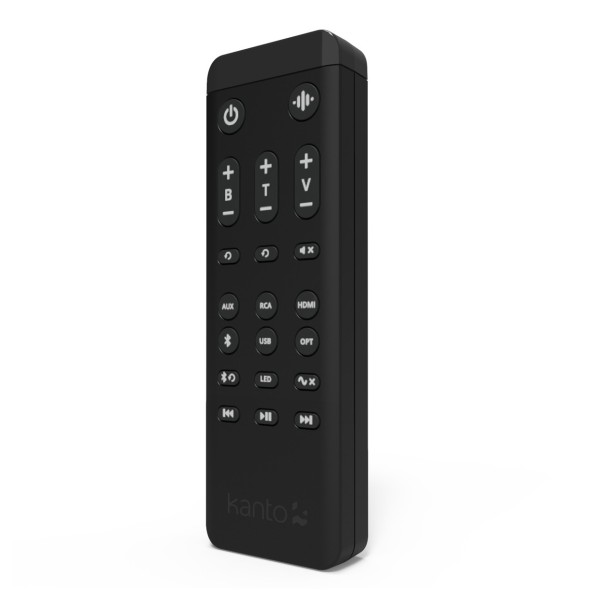 Kanto REN Home Theatre Speakers, Pair - Remote Angled