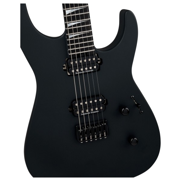 Jackson American Series Soloist SL2 DX HT, Ebony Fingerboard, Satin Black - body 