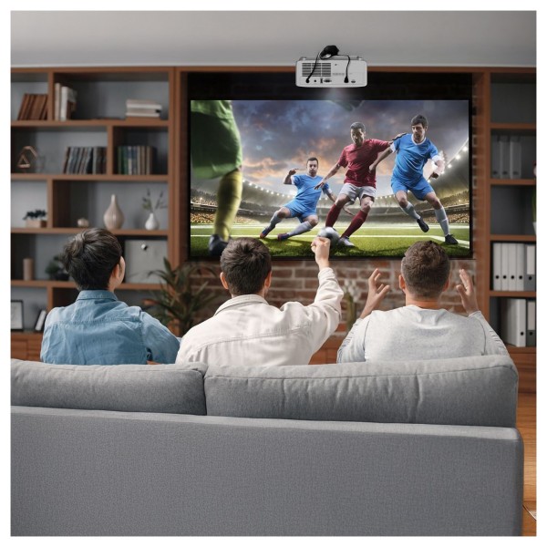 Optoma HZ146X-W Full HD, DLP Laser Projector, White - sports 