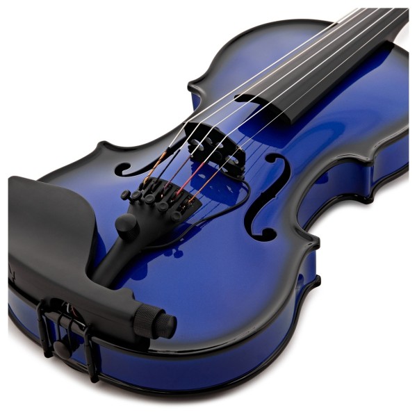 Glasser AEX Acoustic Electric 5 String Violin, Blue