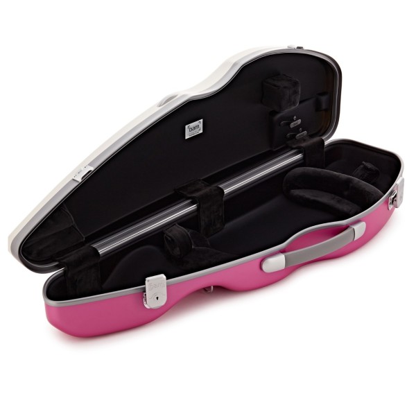 BAM 2004XL BonBon Hightech Violin Case, White & Purple 
