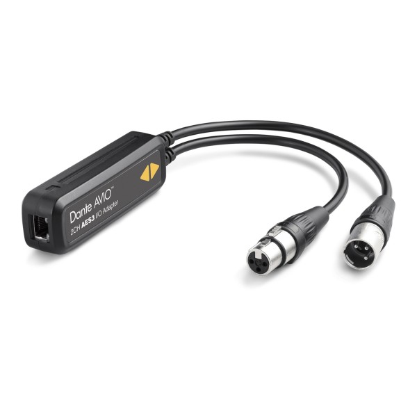 Dante AVIO AES3 IO Adapter 2x2
