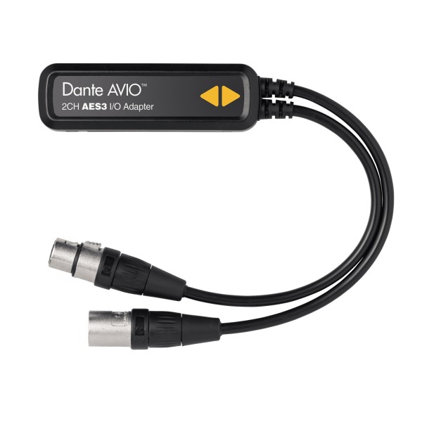 Dante AVIO AES3 IO Adapter 2x2 Top