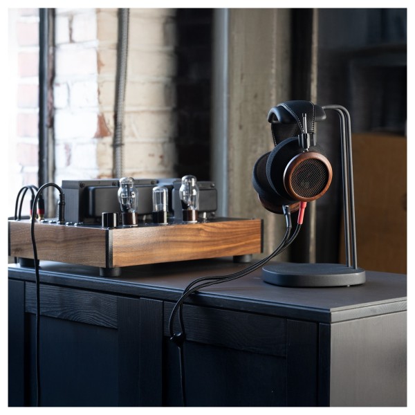 Grado Signature S950 Open-back Headphones, Brazilian Walnut - side table valve amp 