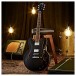 Hartwood Revival Semi Acoustic Guitar, Jet Black, Ryan J Keen