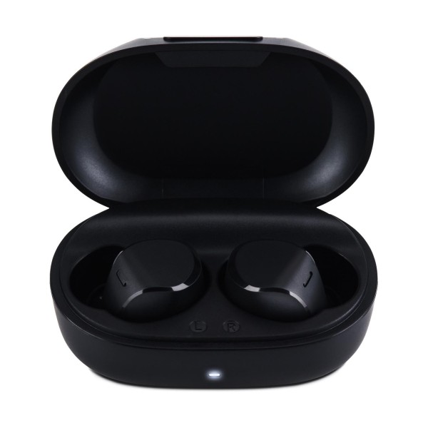 Panasonic RZ-B120WDE Digital Wireless Stereo Earphones, Black - Charging cradle from above