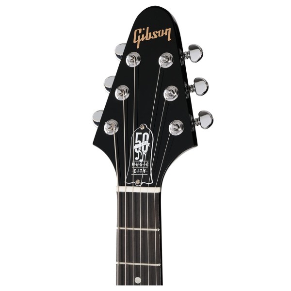 Gibson Les Paul Music City Special 50th Anniversary, Ebony - headstock 