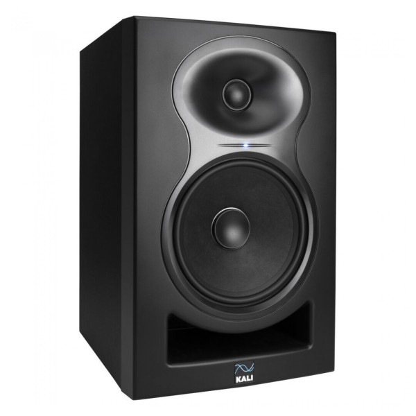 Kali Audio LP-6 2nd Wave Studio Monitor, Black - Angled