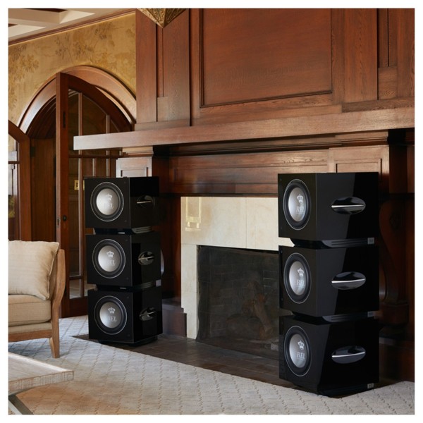 REL S/812 Subwoofer, Black - lifestyle