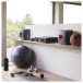 KEF LS50 Meta Speakers (Pair), Titanium Grey in home gym