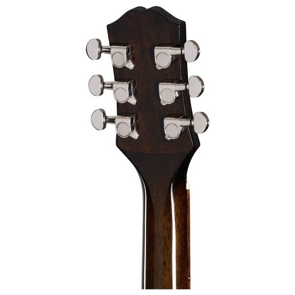 Epiphone J-45 Express, Ebony - headstock back