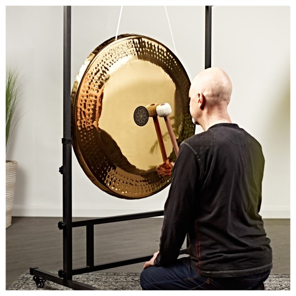 Gear4music Life Steel Gong with Carry Bag & Adjustable Stand