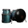 SJC Drums Pathfinder 3pc Shell Pack, Pacific Teal