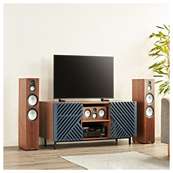 AVCOM Large TV Cabinet, Walnut