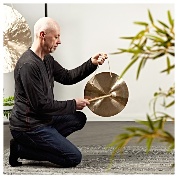 Gear4music Life Wind Gong with Carry Bag & Adjustable Stand