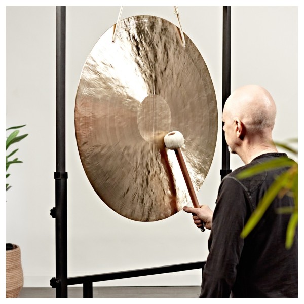Gear4music Life Wind Gong with Carry Bag & Adjustable Stand