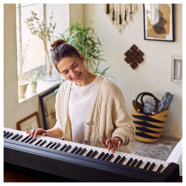 Yamaha P45 Digital Piano, Black