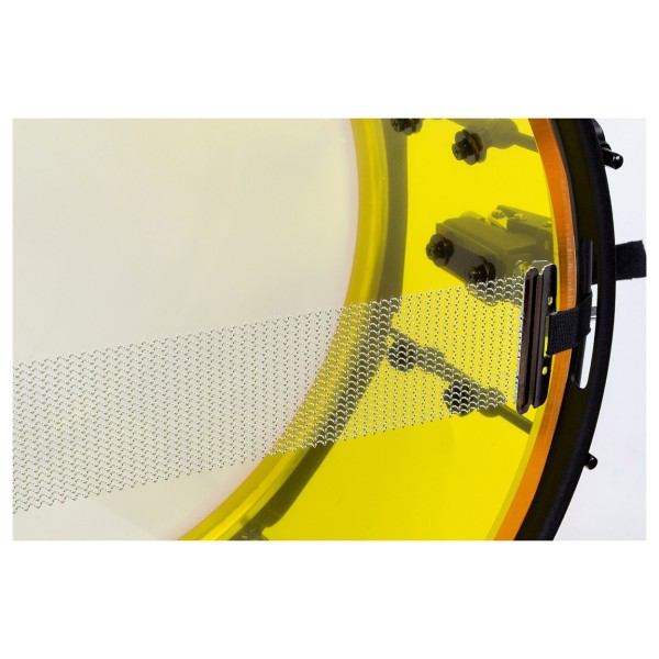 SJC Drums Josh Dun Torch 14 x 6.5'' Snare Drum, Yellow Acrylic