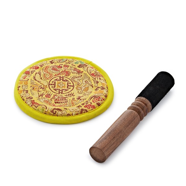 Gear4music Life 12.5cm Ornate Brass Singing Bowl, 460g