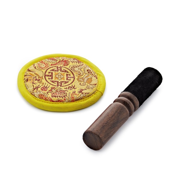 Gear4music Life 8.5cm Ornate Brass Singing Bowl, 215g