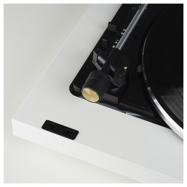 Rekkord F110 Fully Automatic Floating Sub-Chassis Turntable, White - Counterweight and tonearm