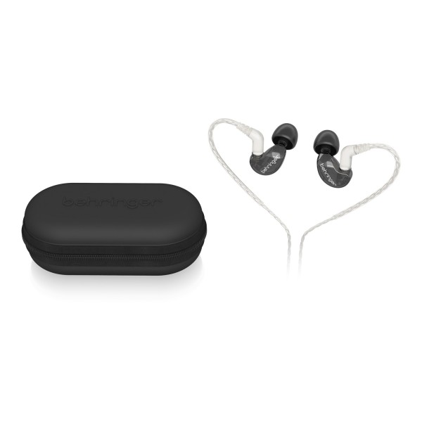 Behringer SD251-CK PRO In-Ear Monitoring Earphones with Case, Black