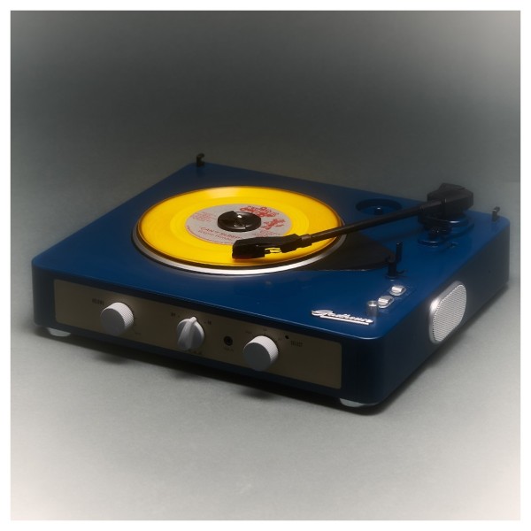 Gadhouse Brad MKII Record Player with Bluetooth, Navy - Lifestyle