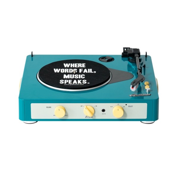 Gadhouse Brad MKII Turntable with Bluetooth, Green - Front