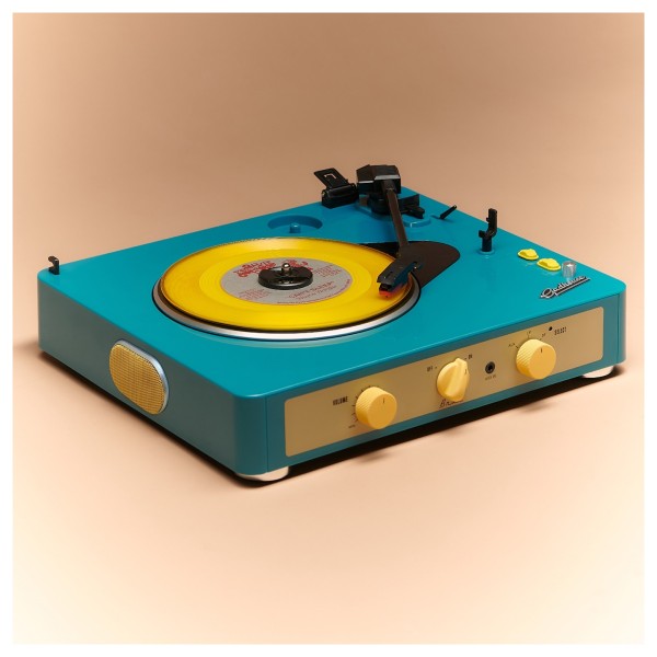Gadhouse Brad MKII Record Player with Bluetooth, Green - Lifestyle