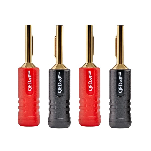 QED Plastic Airloc Banana Plug (pack of 4)