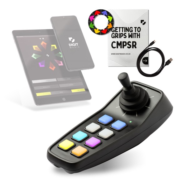 DIGIT MUSIC CMPSR Gamer Style Joystick Instrument - Full Contents