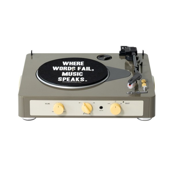 Gadhouse MKII Turntable with Bluetooth, Grey - Front