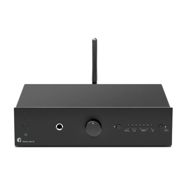 Pro-Ject Colourful Audio System E, Walnut - amp front 