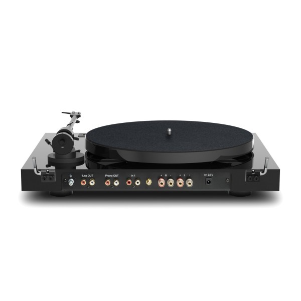 Pro-Ject Juke Box E1 Turntable, Black - Rear View