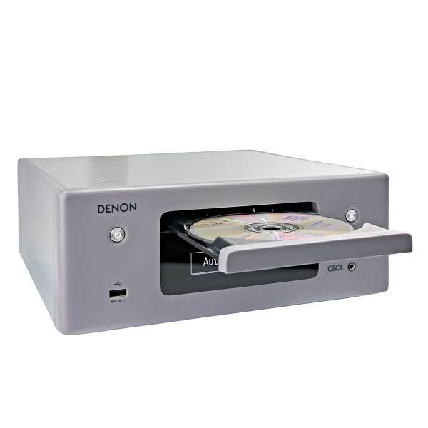 Denon CEOL RCD-N10 Network CD Music System, Gloss Grey - CD player