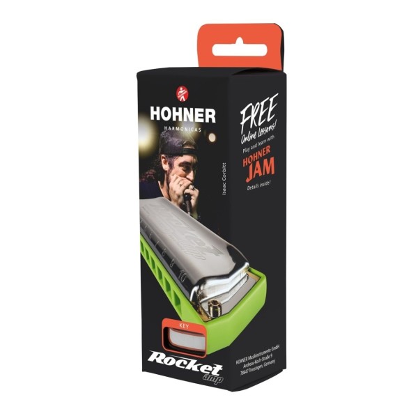 Hohner Rocket-Amp Harmonica, D