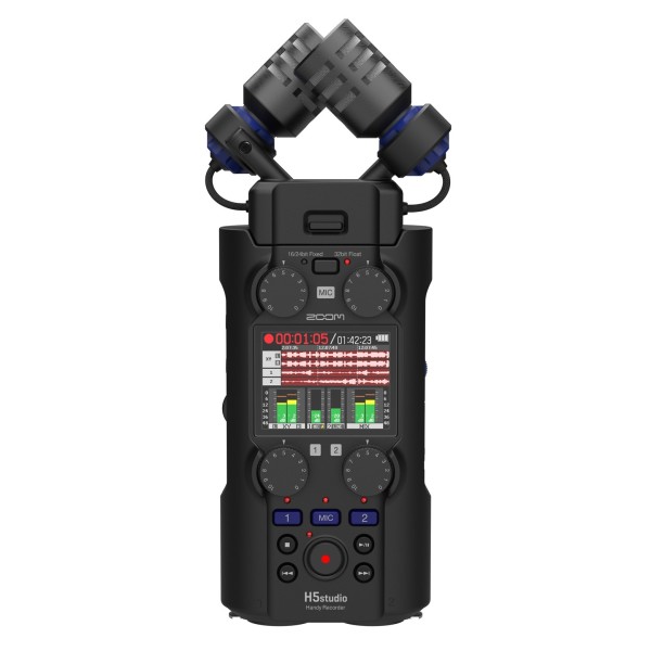 Zoom H5studio Portable Recorder - Top