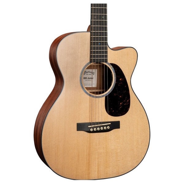 Martin 000CJrE - body angle