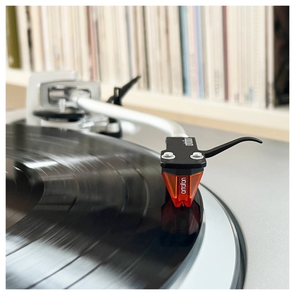 Ortofon 2M Bronze Moving Magnet Cartridge - Lifestyle Image, mounted 