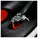 Ortofon 2M Bronze Moving Magnet Cartridge - Lifestyle Image, mounted, tracking groove